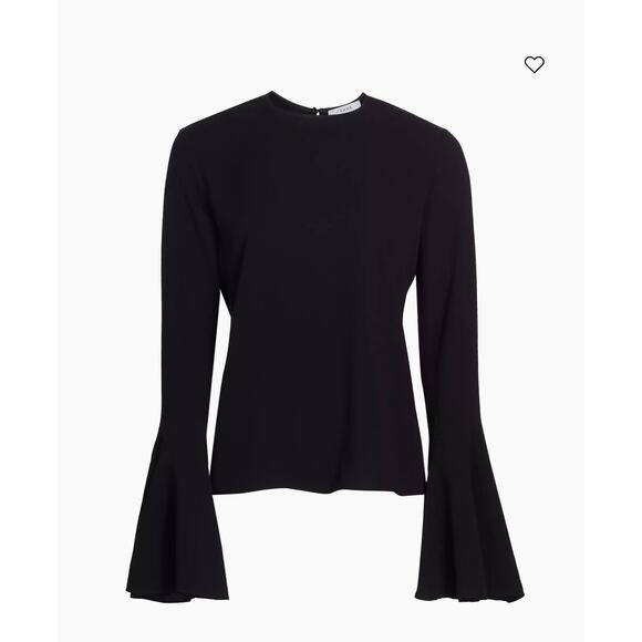 Frame Flutter-Sleeve black women’s top $398.00 retail size XS (New) - Picture 2 of 7
